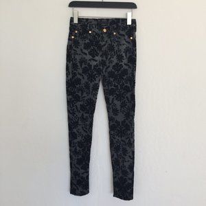 7 For All Mankind Velvet Applique Design